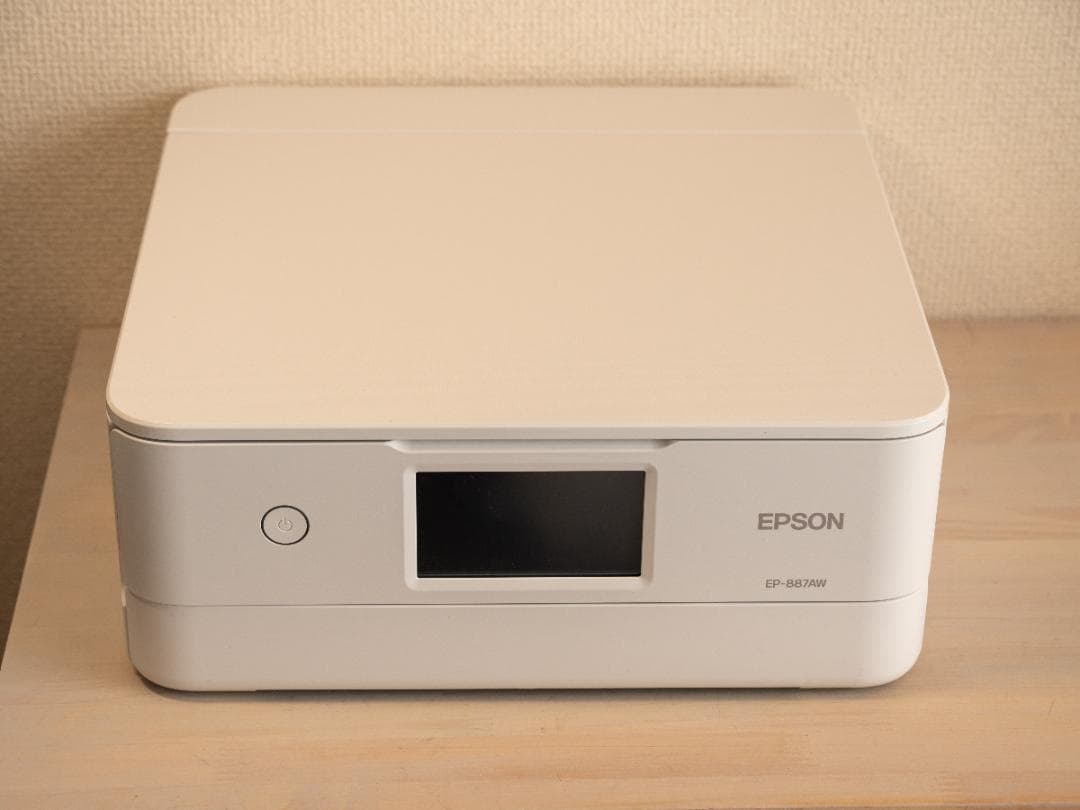EPSON A4インクジェット複合機 EP-887AW ホワイト