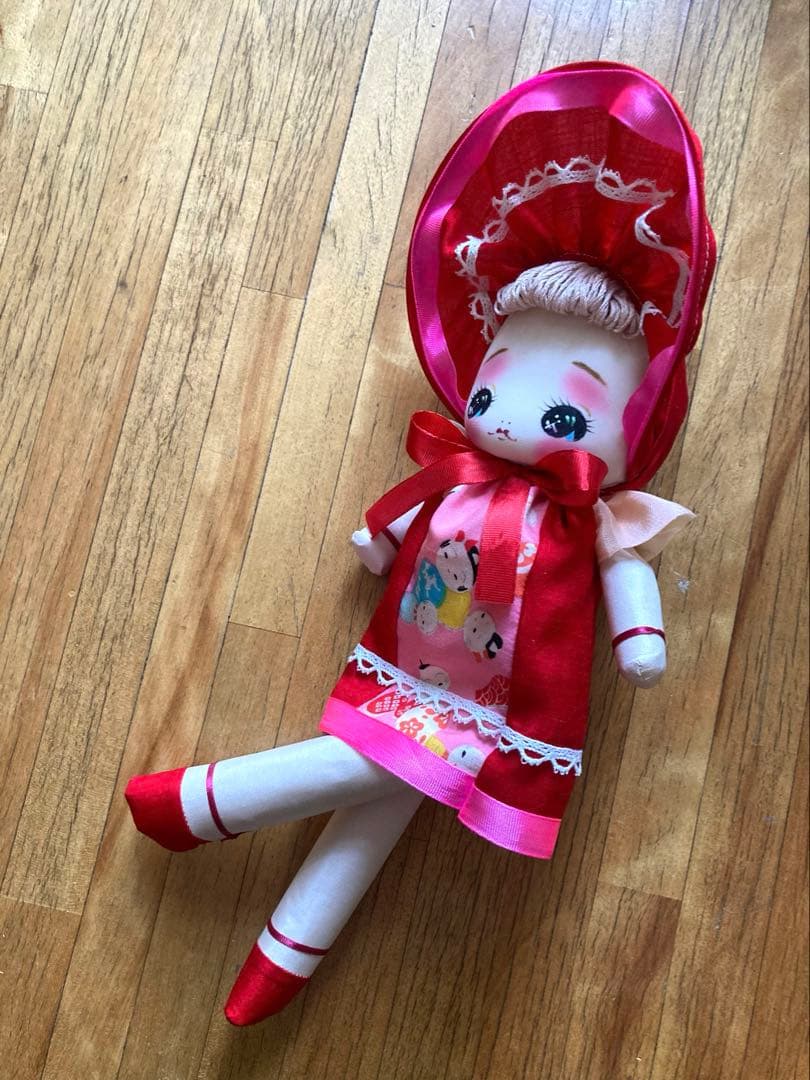 つきもとつきこの文化人形 ヘロヘロ人形 昭和レトロ アンティーク着物 文化人形