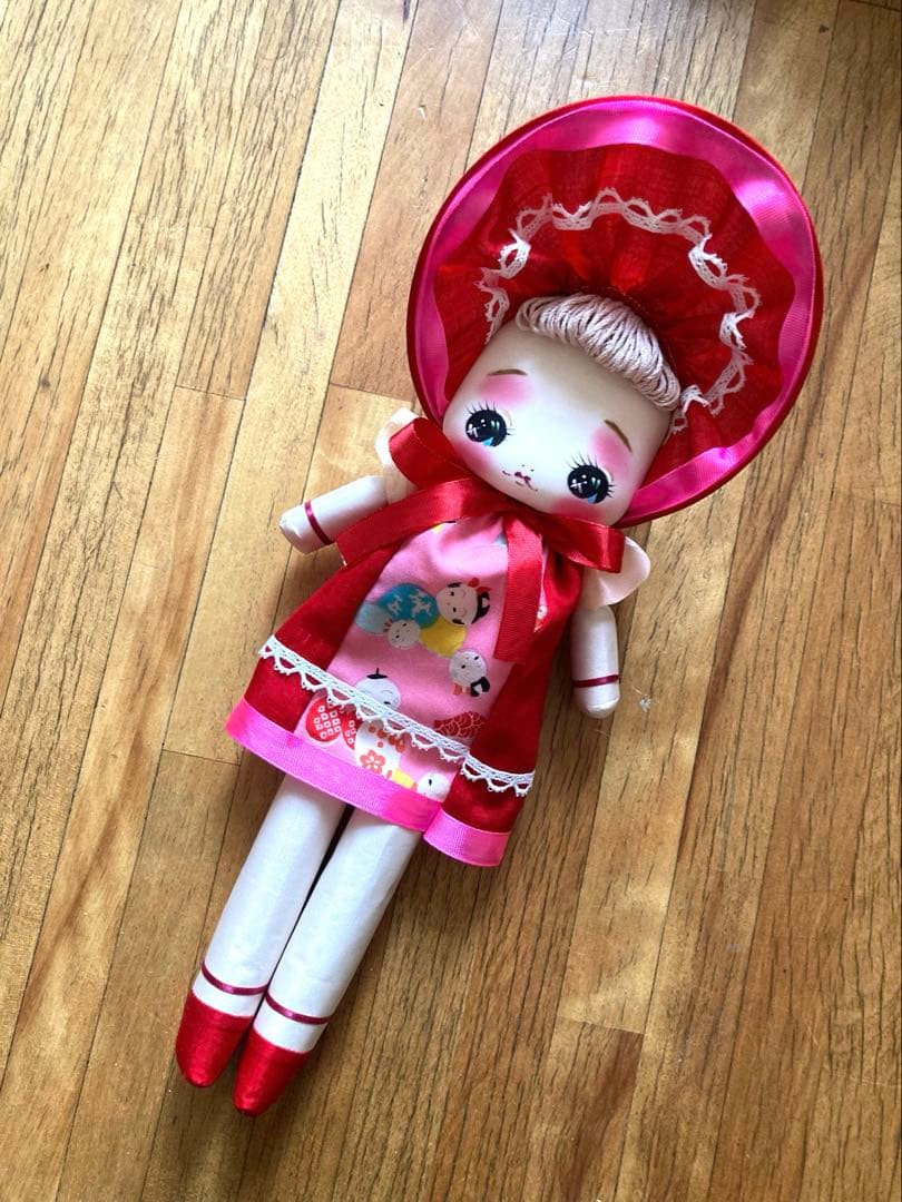 つきもとつきこの文化人形 ヘロヘロ人形 昭和レトロ アンティーク着物 文化人形