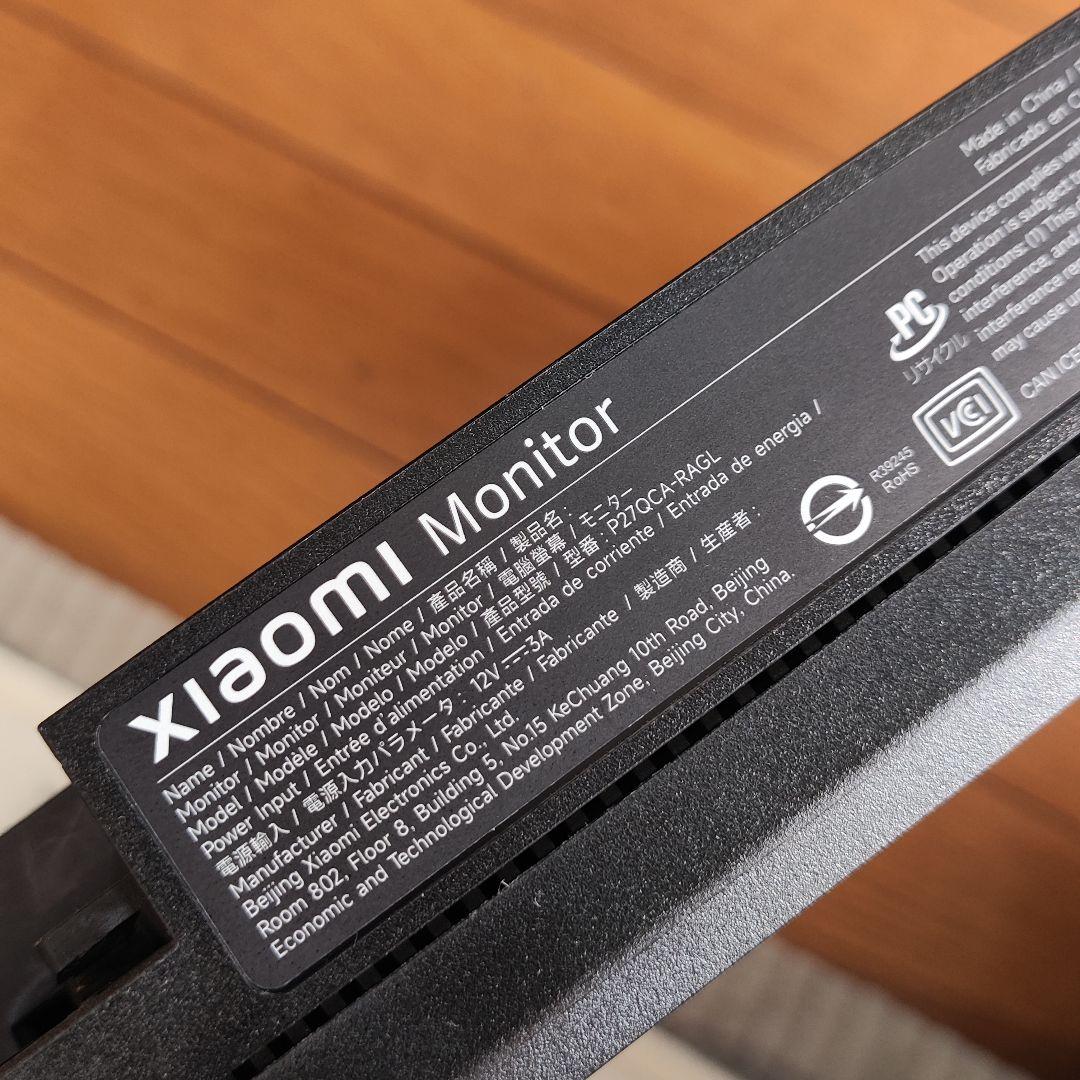 【美品】Xiaomi A27Qi (P27QCA-RAGL) PC モニター