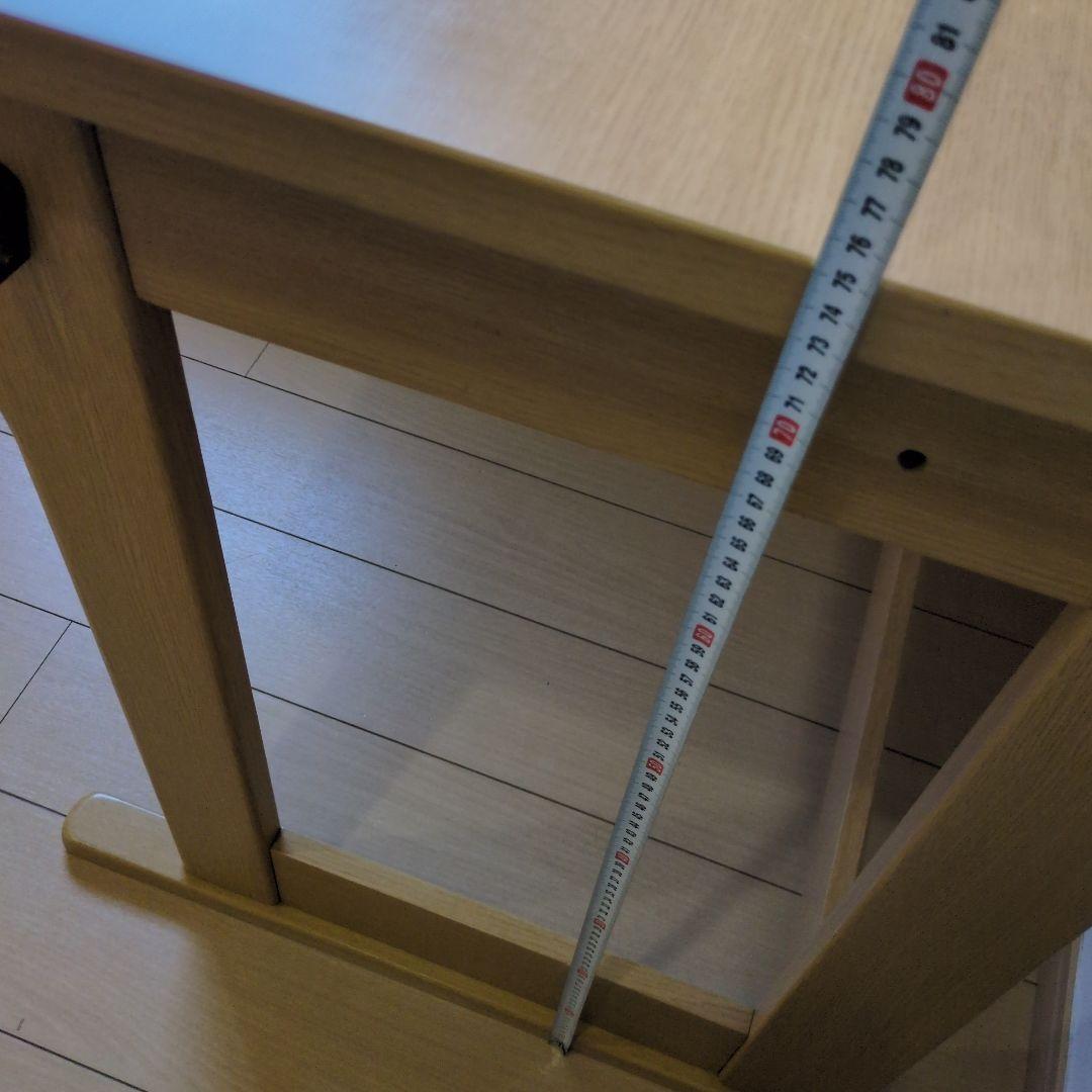 学習机① ナチュラル ニトリ　【別出品 本棚② 袖机③】