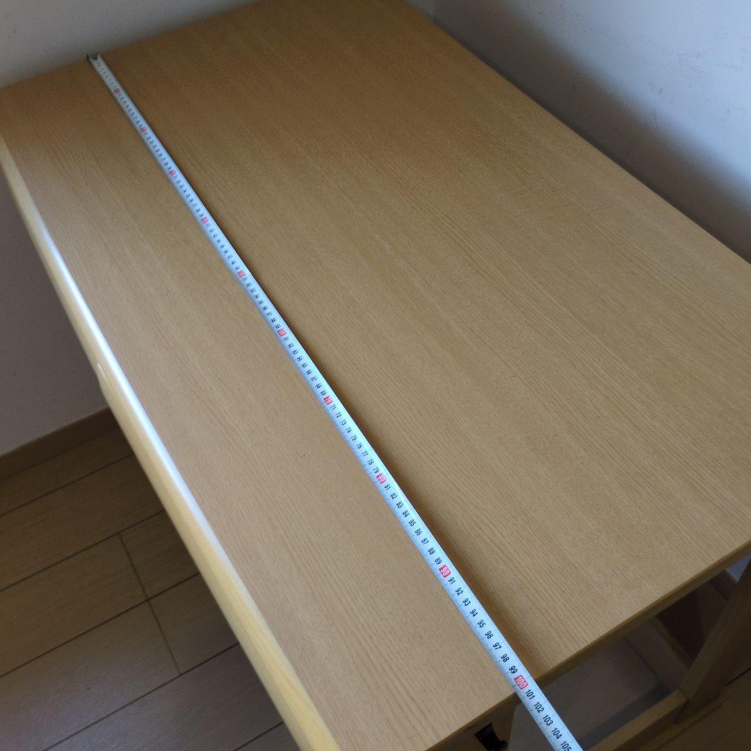 学習机① ナチュラル ニトリ　【別出品 本棚② 袖机③】