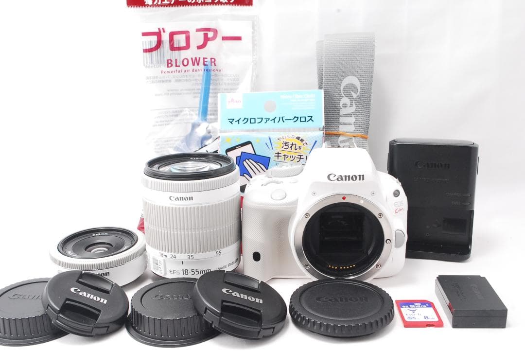✨Wi-FiSD付き✨新品同様✨Canon kiss X7 ダブルレンズセット