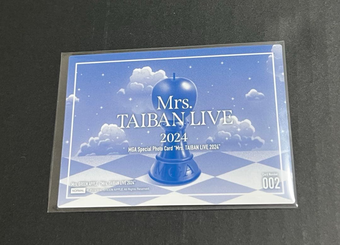 Mrs.TAIBAN LIVE2024/フォトカ藤澤涼架直筆サイン入り
