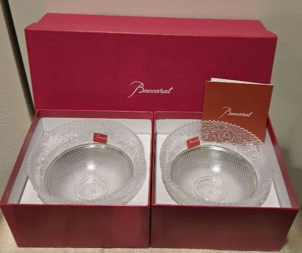 Baccarat アラベスクスモールボウル2個セット未使用品
