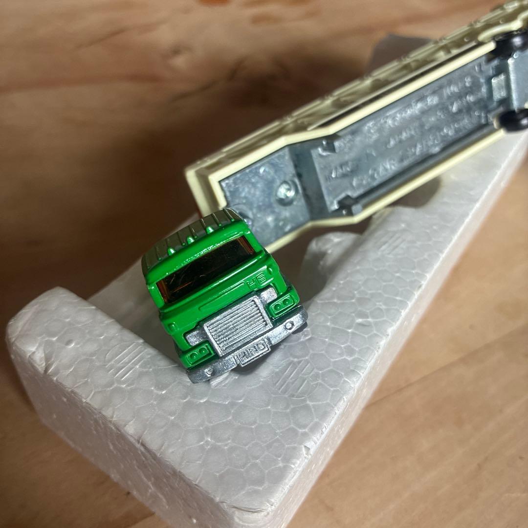 ロングトミカ 日野 カートランスポーター 緑ベッド