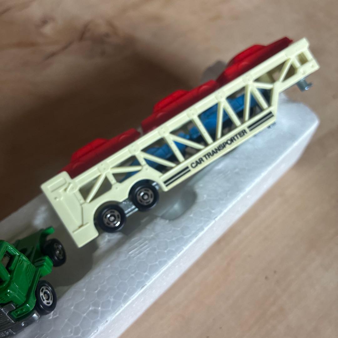 ロングトミカ 日野 カートランスポーター 緑ベッド