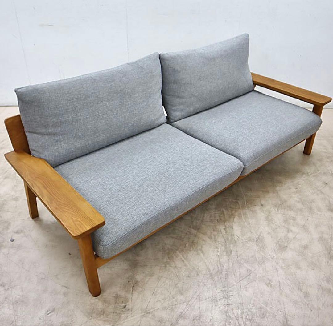 展示品 unico ウニコ KIRP キルプ3人掛けソファ　ウッドフレーム