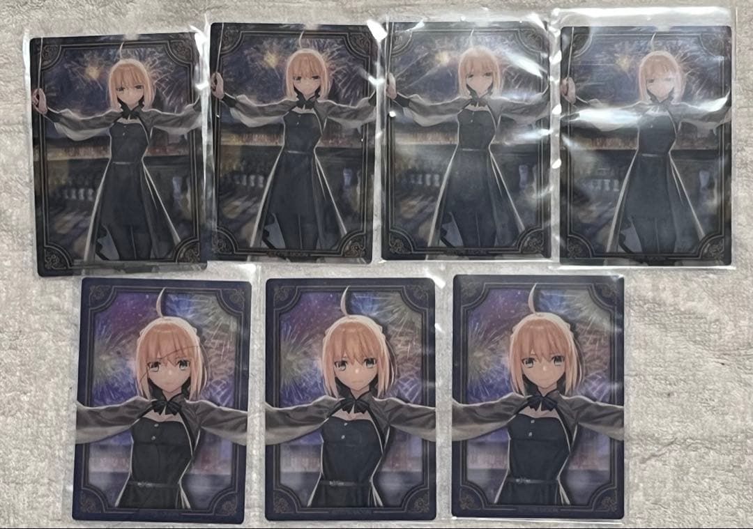 Fate/staynight コンサート 缶バッジ クリアカード