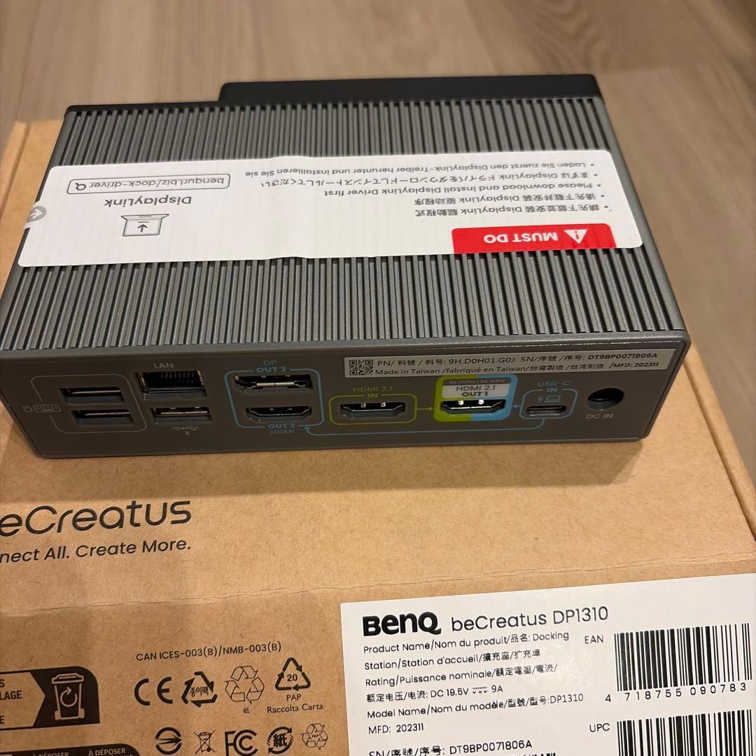 BenQ DP1310 USB-Cドッキングステーション【付属品完備】