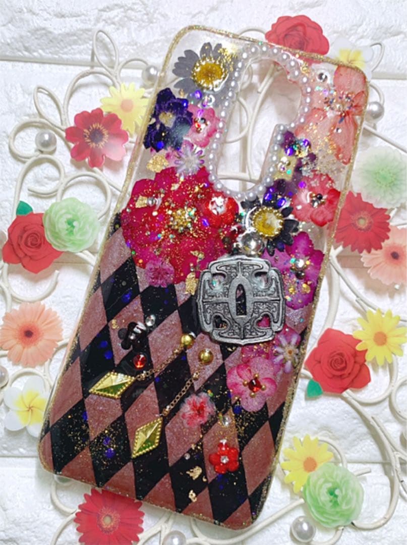 蛍様♡ご確認ページ♡加州清光さんイメージ♡押し花スマホケース