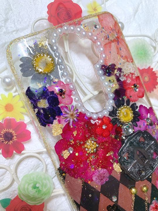 蛍様♡ご確認ページ♡加州清光さんイメージ♡押し花スマホケース