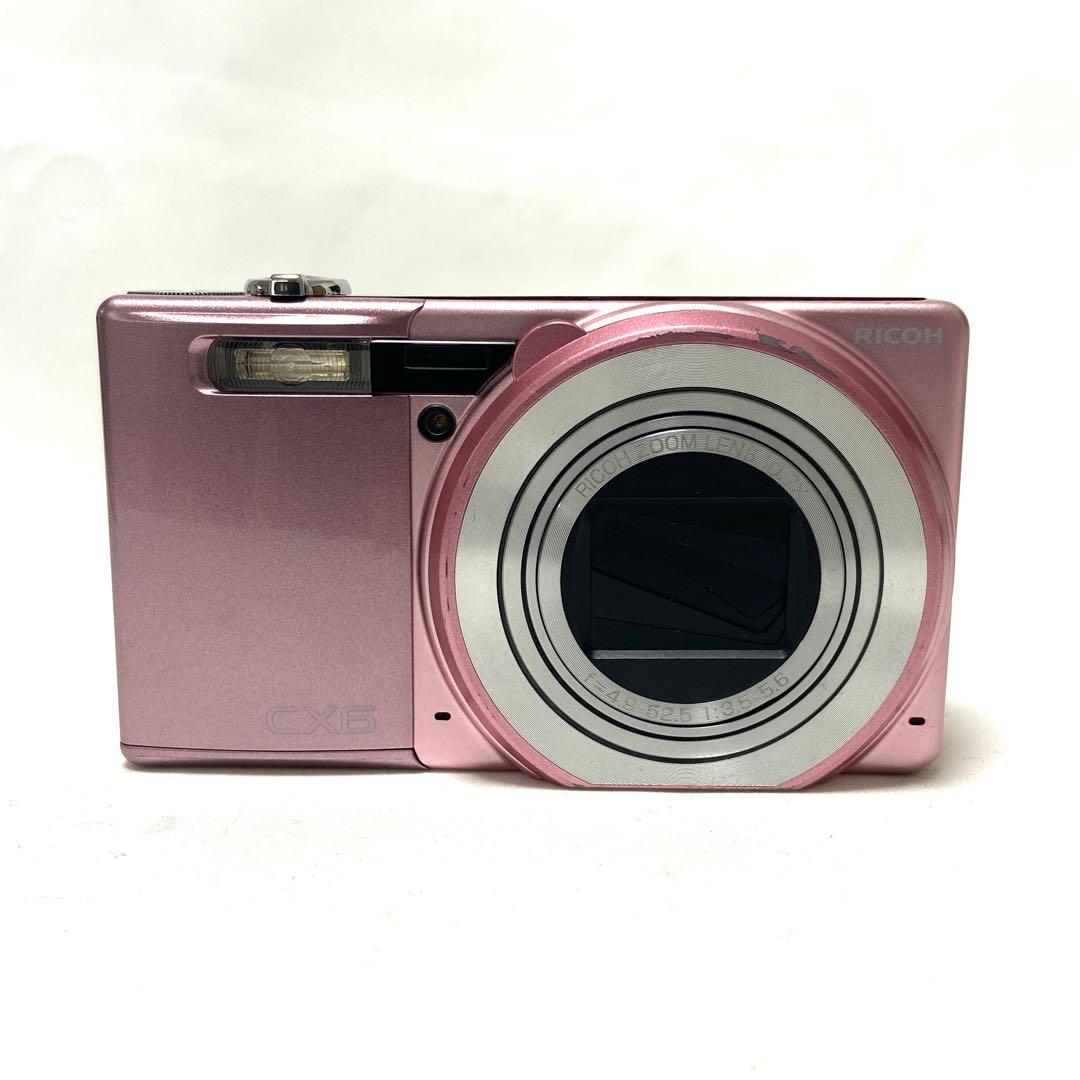 RICOH リコー CX6 ピンク コンパクトデジタルカメラ 動作品