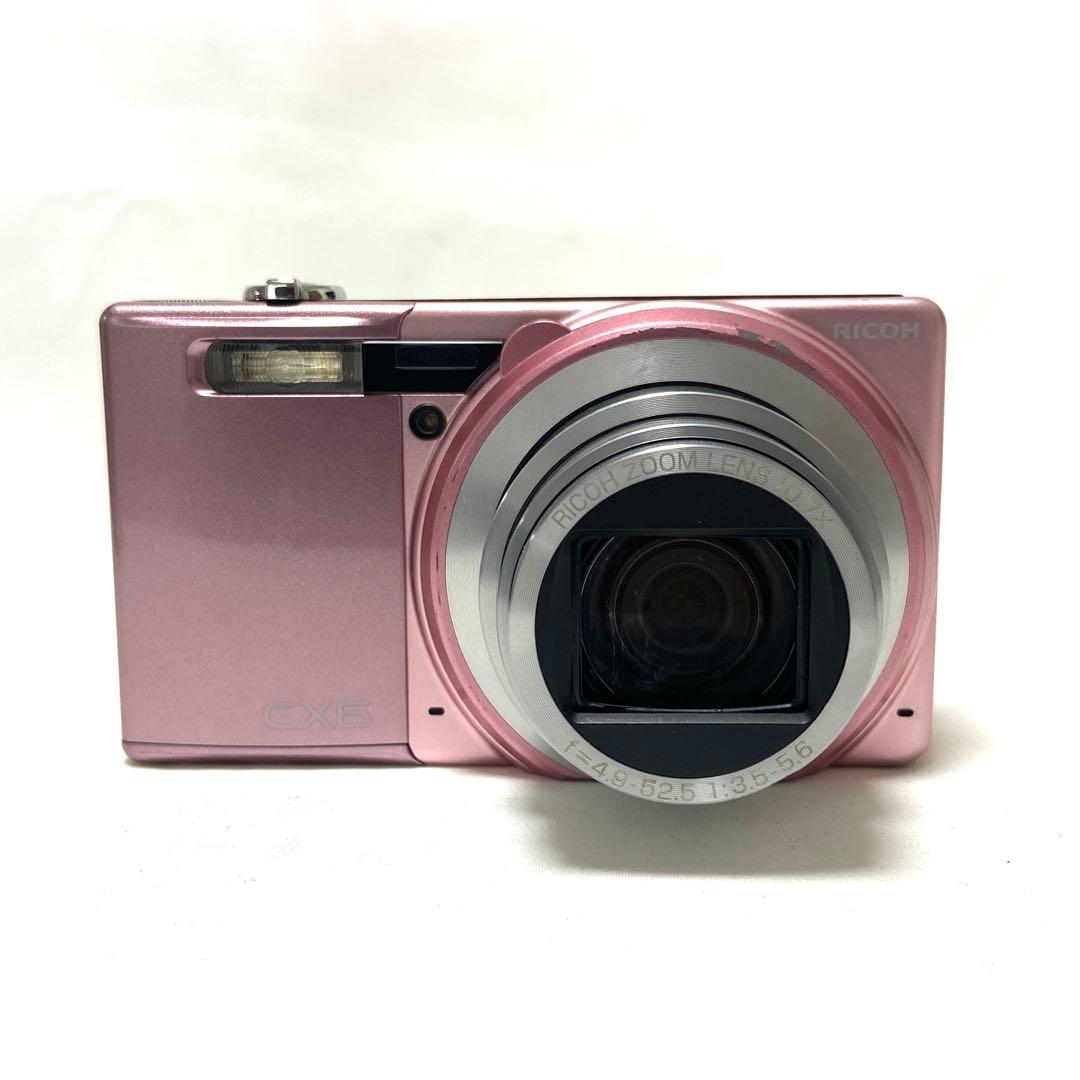RICOH リコー CX6 ピンク コンパクトデジタルカメラ 動作品