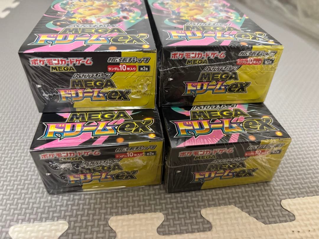ポケモンカード メガドリームEX 4BOXシュリンク付
