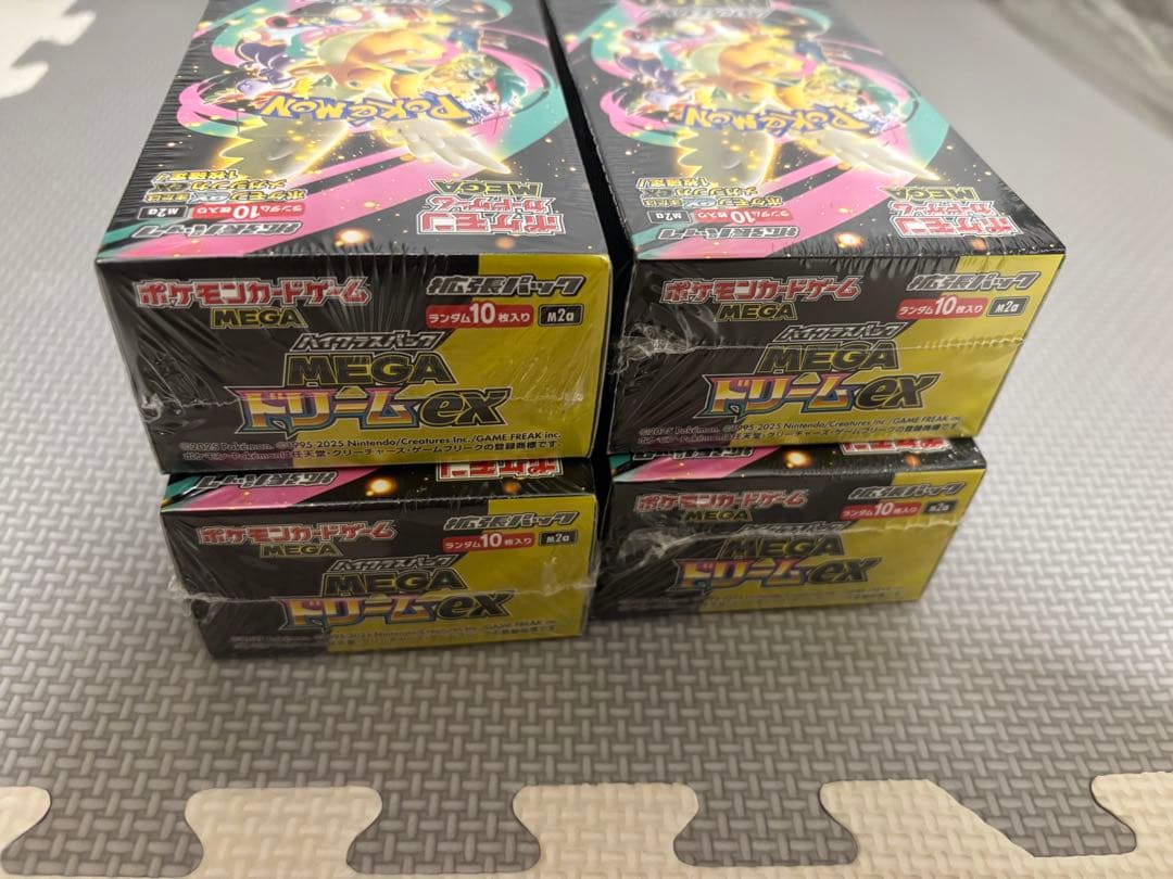 ポケモンカード メガドリームEX 4BOXシュリンク付