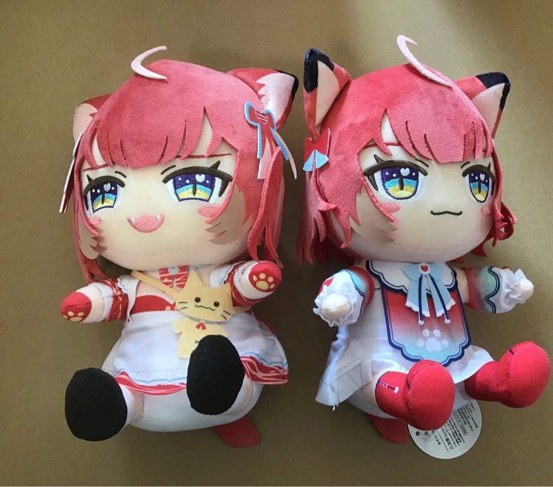 赤見かるび　ぬいぐるみ　GIGO限定　おすわりぬいぐるみ　ボイスマスコット