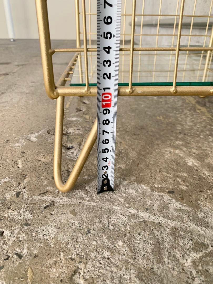 ラック 3段 アイアン シェルフ ゴールド 棚 おしゃれ ディスプレイ 北欧