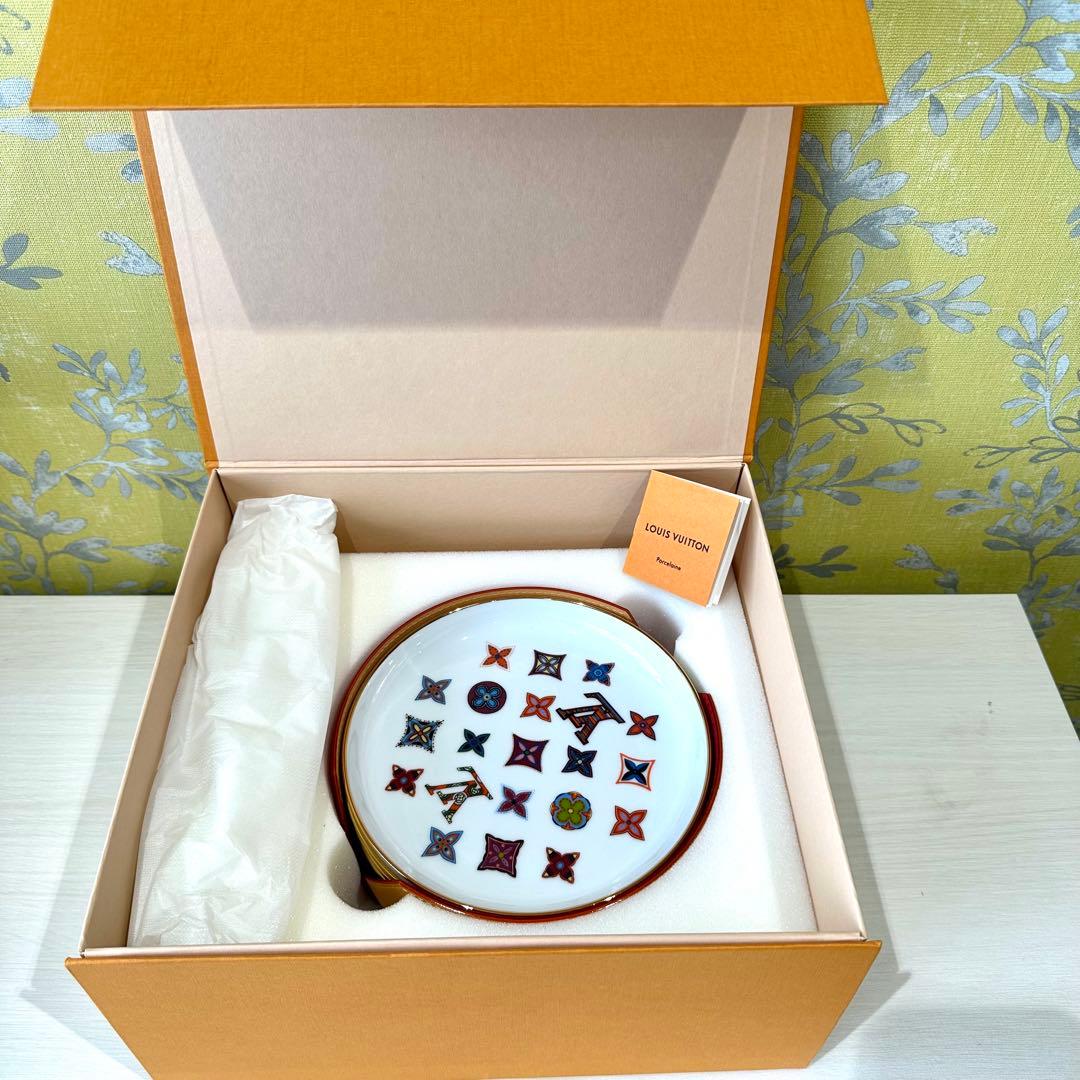 【展示品】ルイ・ヴイトンアシェット4 フラワープレート GI0461