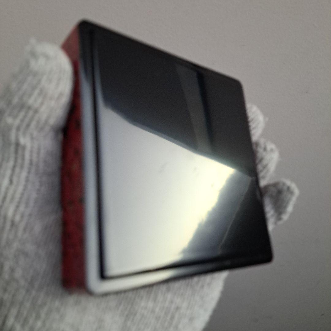 【津軽塗　唐塗\"赤上　角小皿×5客】天然木製