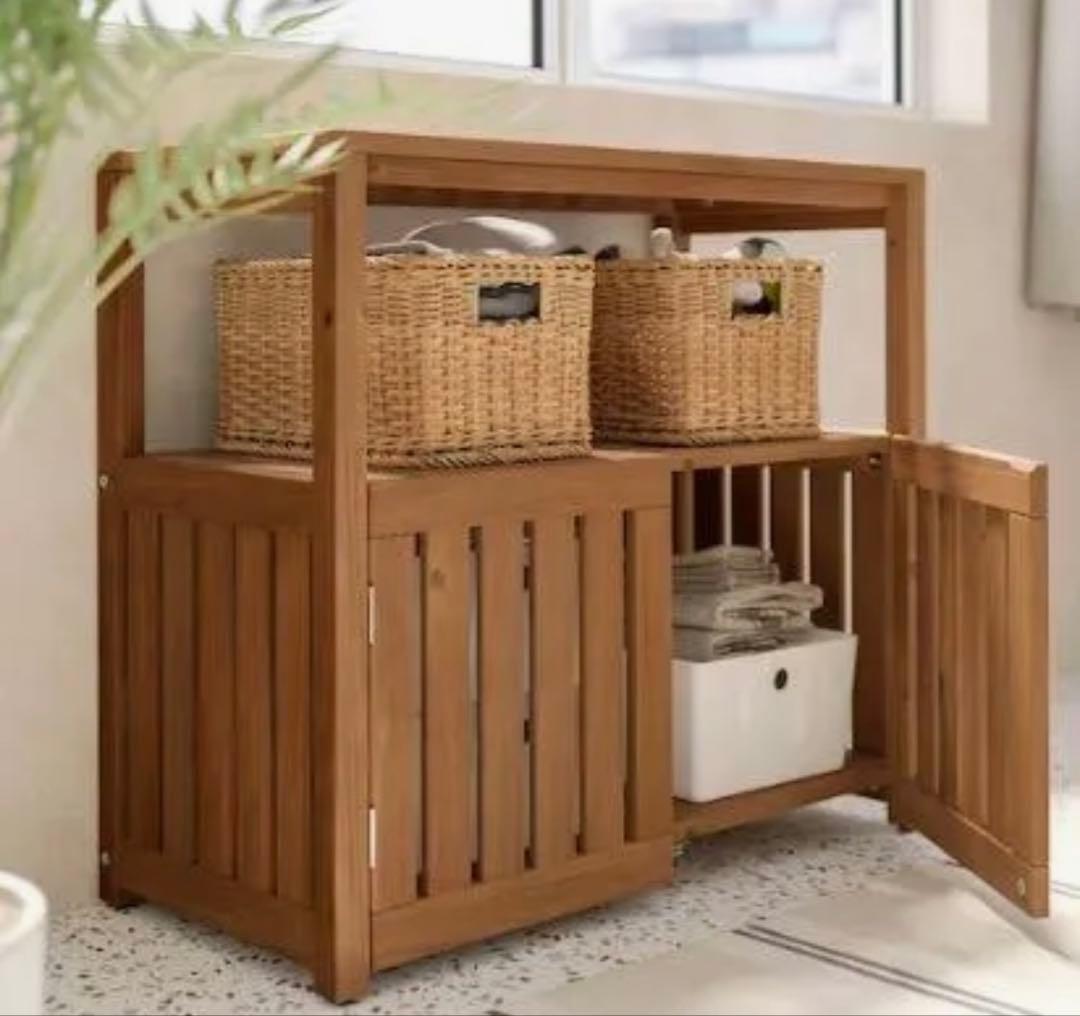 IKEA NÄMMARÖ ネッマロー　シェルフ　ユニット　収納　棚　木　ウッド