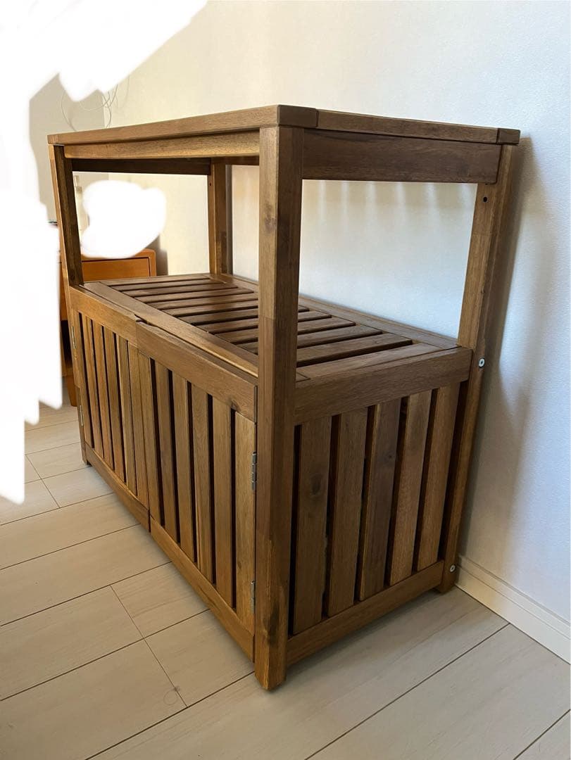 IKEA NÄMMARÖ ネッマロー　シェルフ　ユニット　収納　棚　木　ウッド