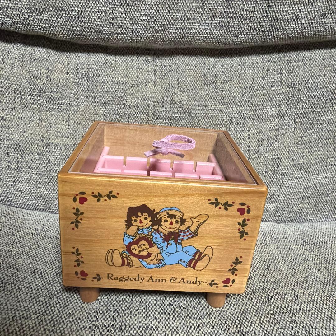 ラガディアン&アンディ　木製　収納ケース　ジュエリーケース