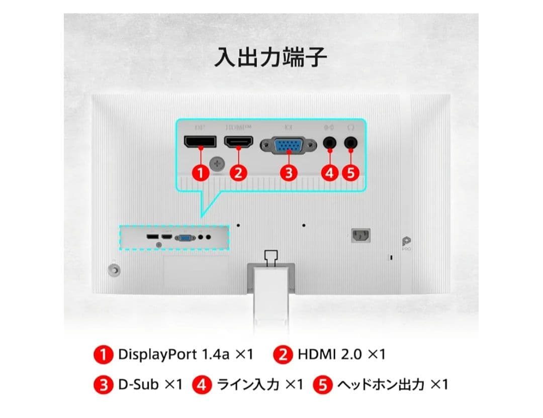 MSI PRO MP251W E2 120hz ホワイトモニター 24.5 新品