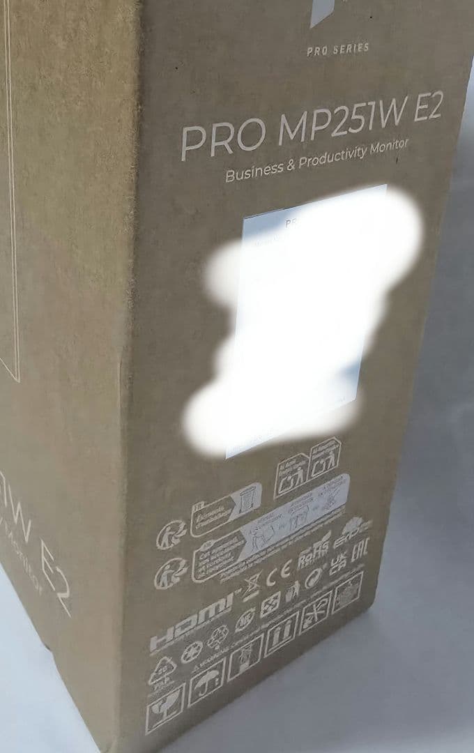 MSI PRO MP251W E2 120hz ホワイトモニター 24.5 新品