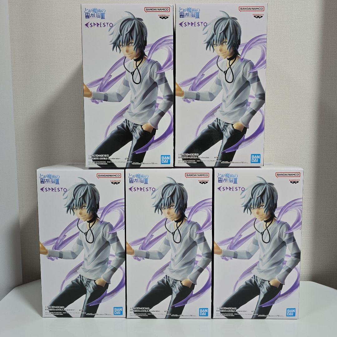 とある魔術の禁書目録 ESPRESTO アクセラレータ　フィギュア　5体セット