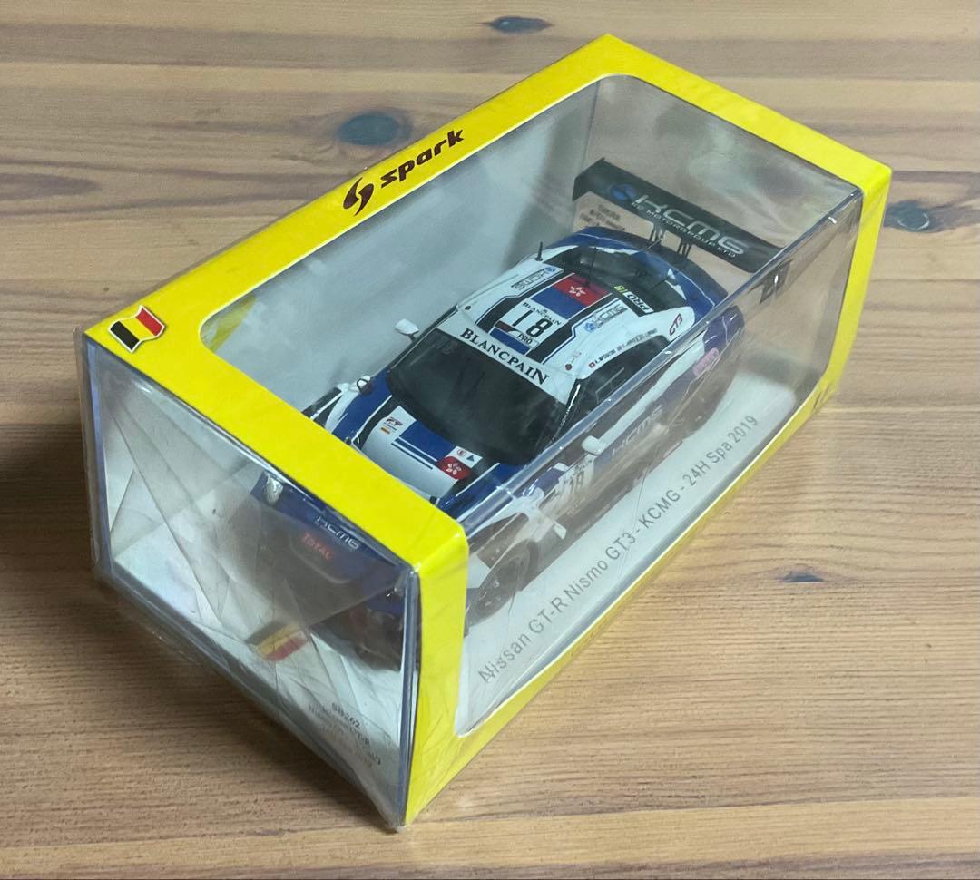1/43 スパーク SB262 日産 GT-R GT3 SPA 24H 2019