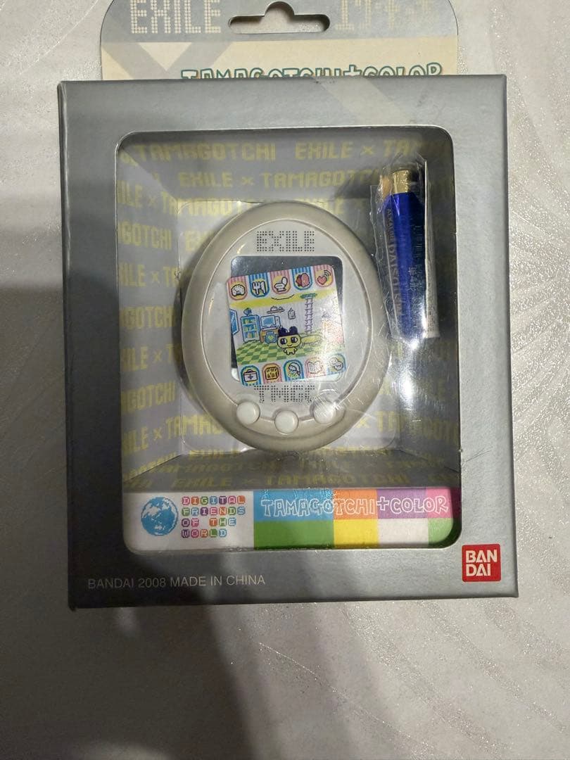 Tamagotchi エグモッチ クリーム色　EXILEコラボ ハンコ付き