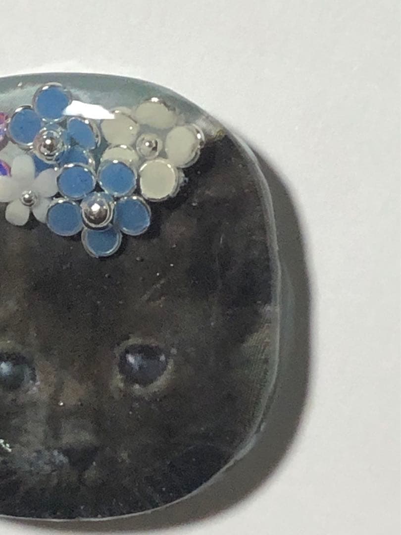 レジンヘアゴムNO306♡おすまし猫ちゃん