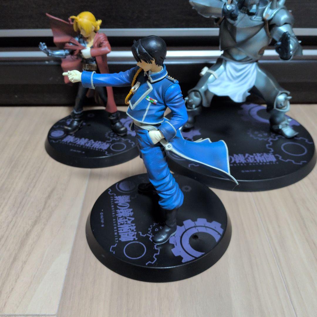 鋼の錬金術師 エドワード アルフォンス　ロイ フィギュア 3種セット