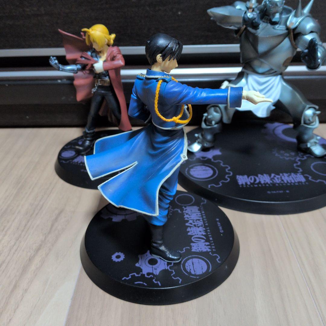 鋼の錬金術師 エドワード アルフォンス　ロイ フィギュア 3種セット