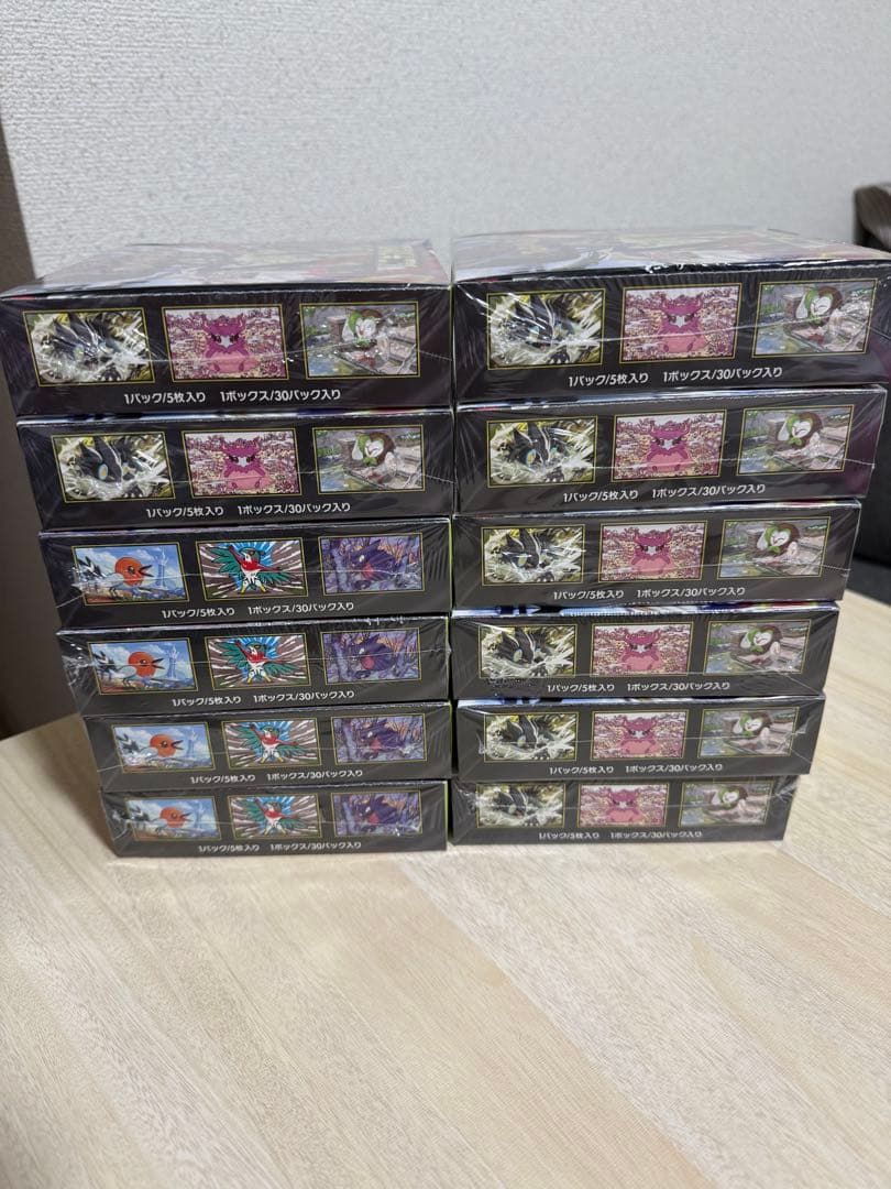 ポケモンカードゲーム　ムニキスゼロ12BOX 1カートン　未開封品シュリンク付き