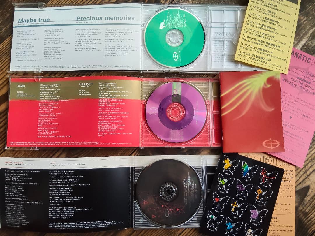 FANATIC◇CRISIS まとめ売り サイン色紙　CD パンフレット　V系