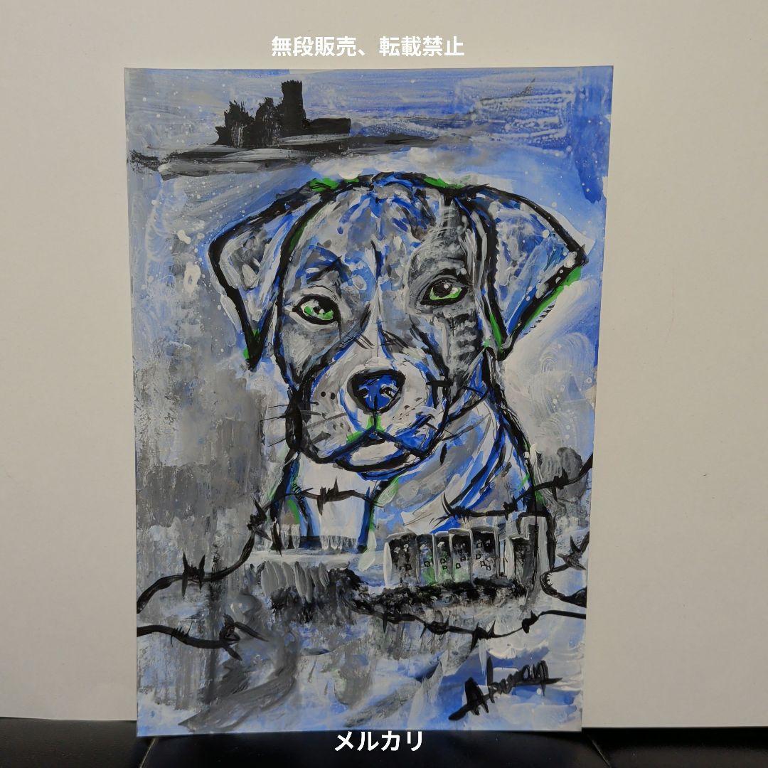 アクリル画　B5サイズ 原画一点もの ⑤