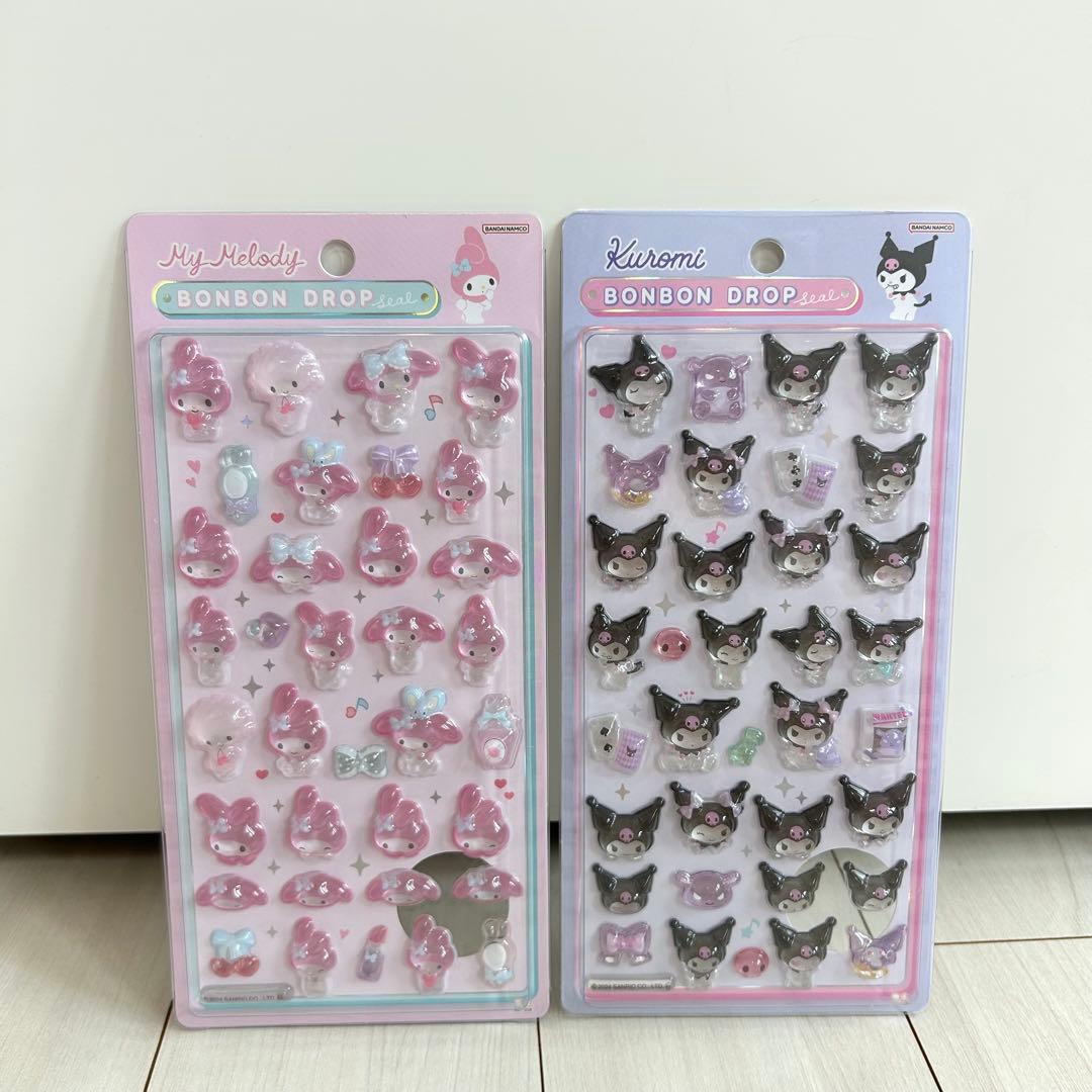 【正規品】ボンボンドロップシール 廃盤 クロミ マイメロディ 第一弾