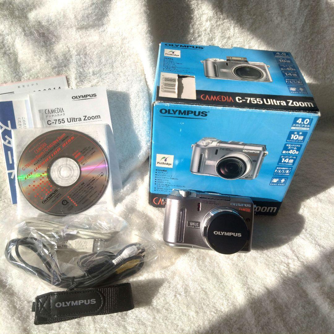 動作確認済 OLYMPUS C-755 Ultra Zoom コンデジ 美品