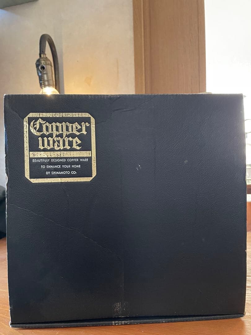 島本製作所ケトル　銅製やかん木製ハンドル付き 2.4リットル