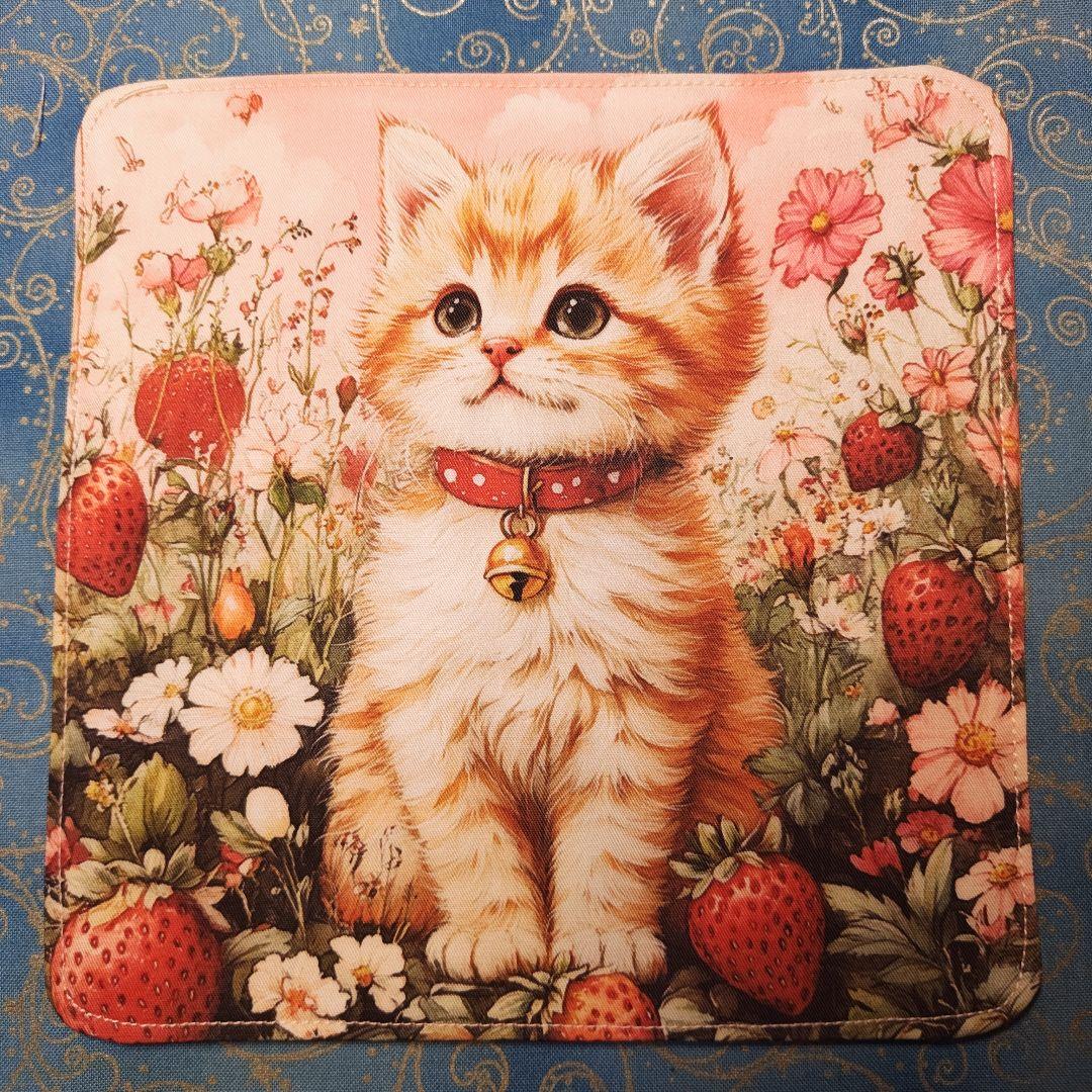 Yourelia　4重ハンカチ　ポメラニアンちゃん柄 18枚