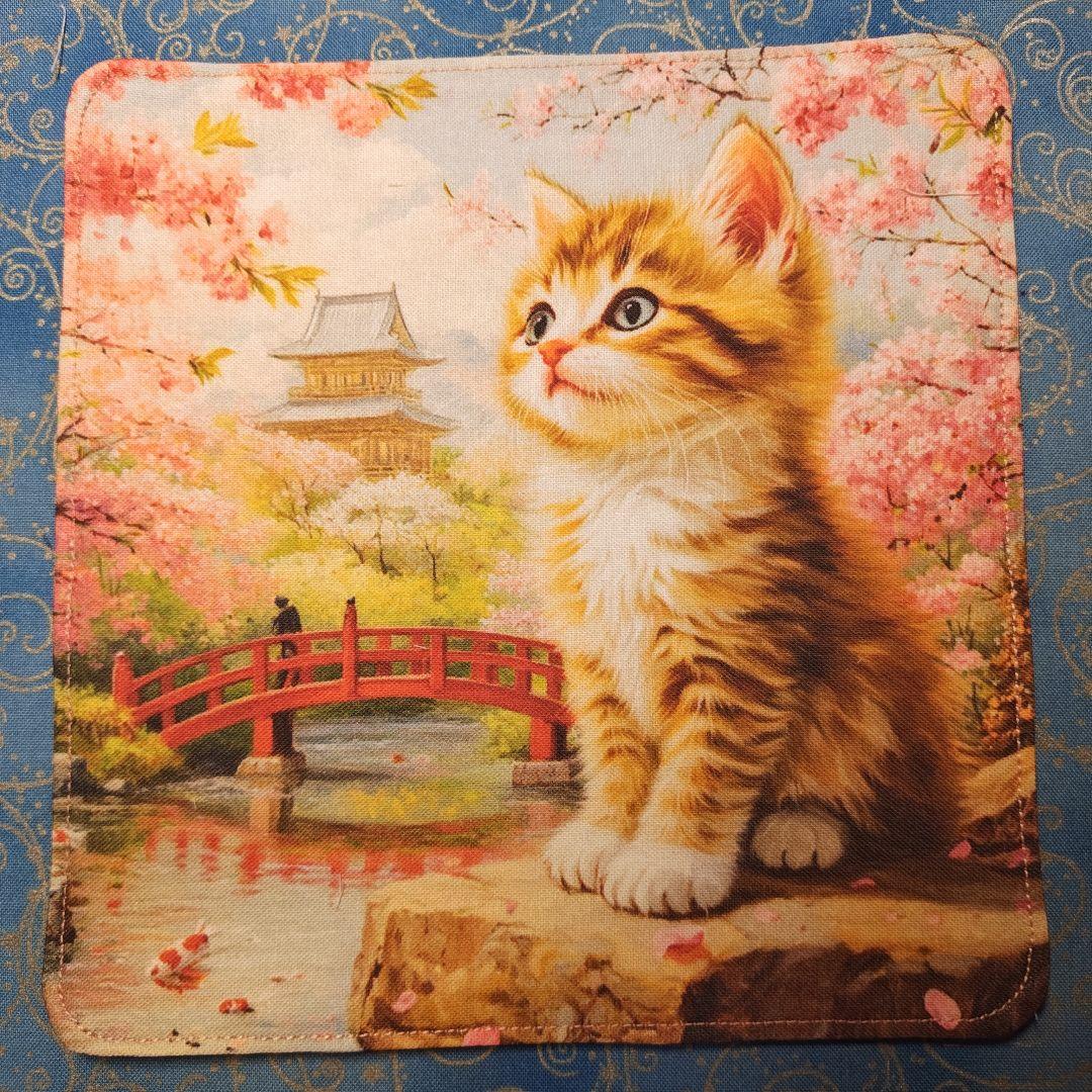 Yourelia　4重ハンカチ　ポメラニアンちゃん柄 18枚