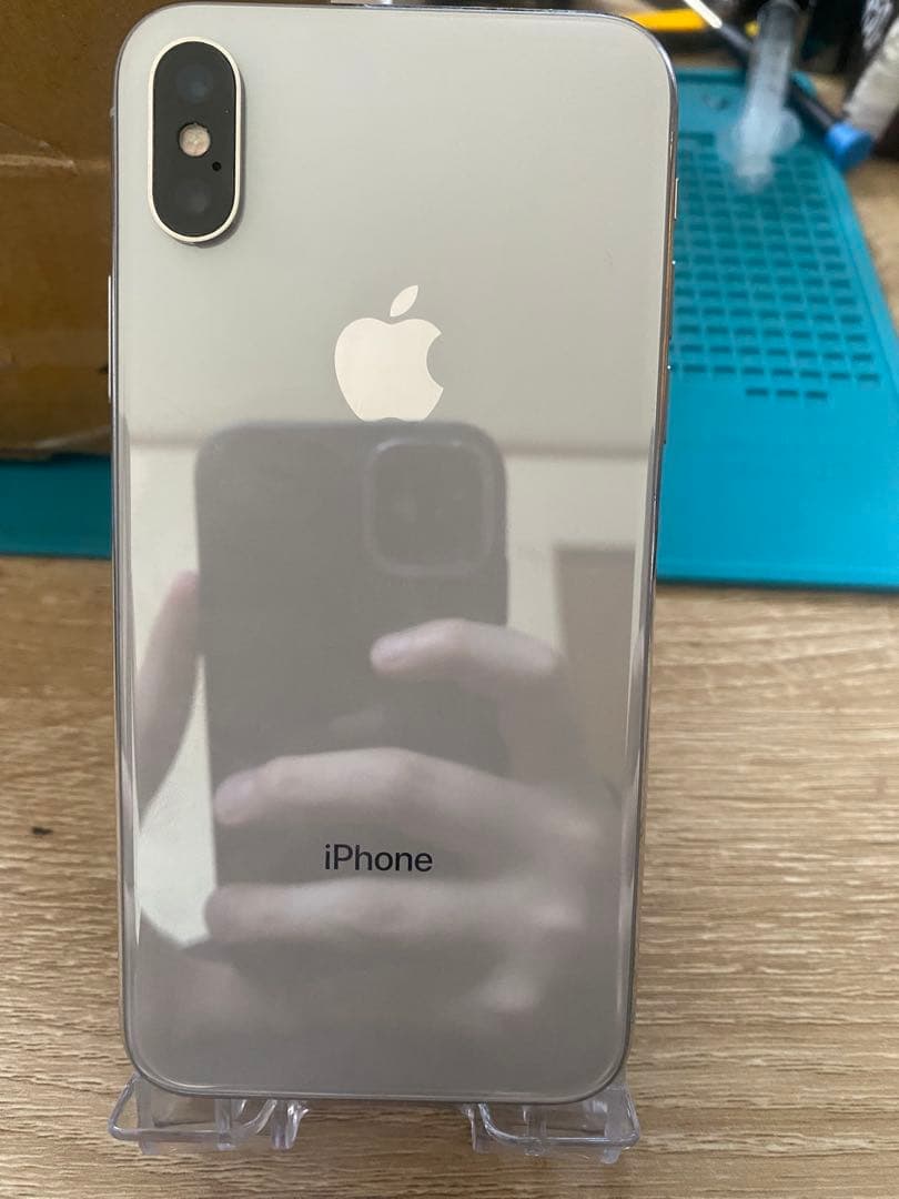 【バッテリー100%】iPhone X 64GB シルバー SIMフリー 美品