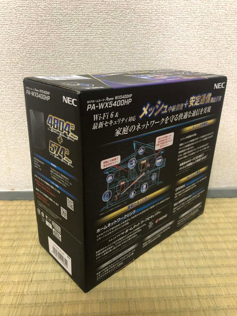 NEC PA-WX5400HP Wi-Fi 6 ルーター