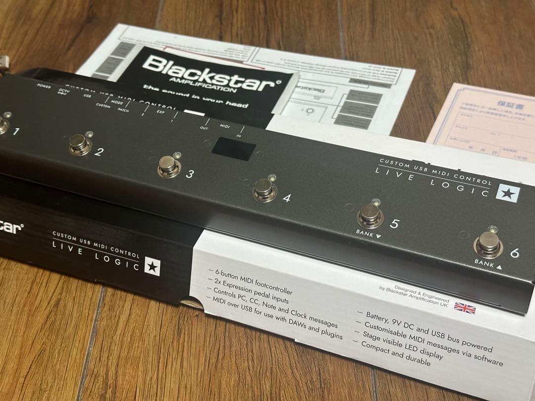 Blackstar LIVE LOGIC MIDIコントローラー