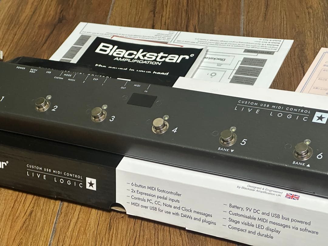 Blackstar LIVE LOGIC MIDIコントローラー