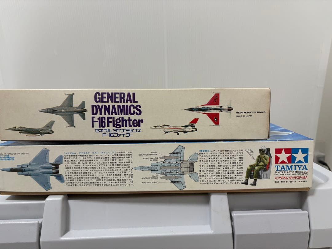 【希少】オオタキ F-16＆タミヤ F-15A イーグル1/48 傑作機セット