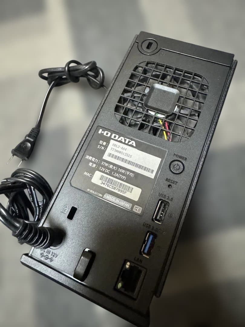 I-O DATA hdca-u2.0k HDL2-AA4 パッケージ