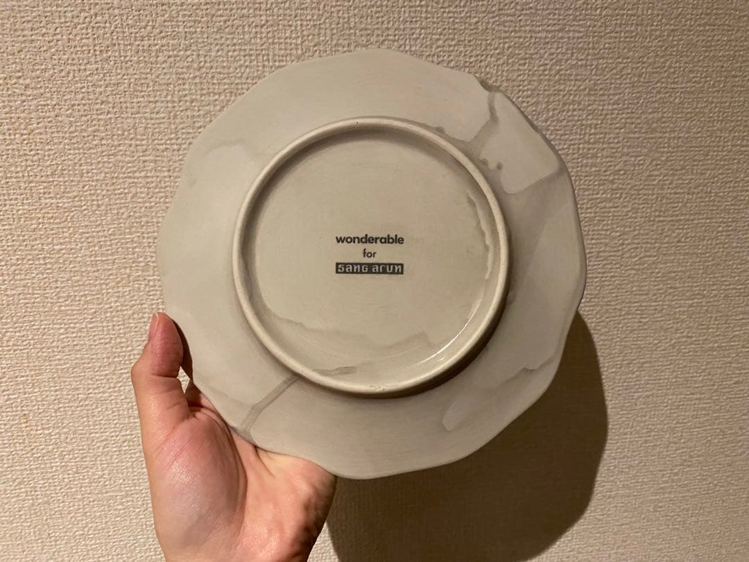 プレート19cm/5枚セット/リム皿/デザート皿/アンティーク風